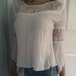 Quarter length white top